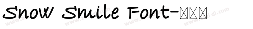 Snow Smile Font字体转换